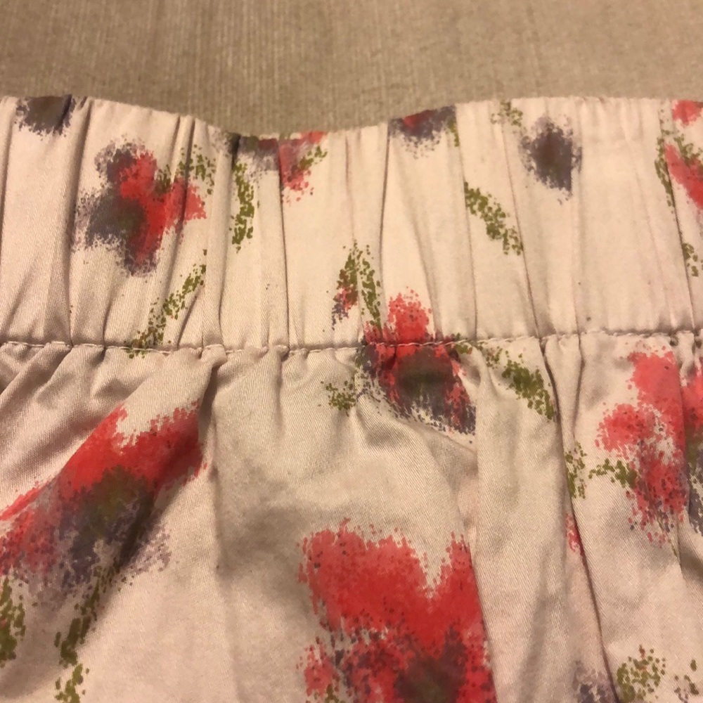 J.Crew | Floral skirt with pockets.